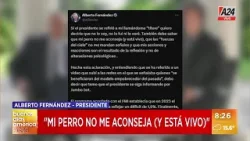? Alberto Fernández respondió a los comentarios de Javier Milei: "Mi perro no me aconseja..."