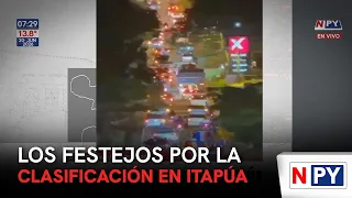 Celebrations for the qualification in Itapúa