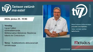 Aktuális - Kuláküldözés áldozatainak emléknapja - 2026.06.25.