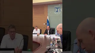 Constitution Committee Chair MK Rothman: "When there is a fierce disagreement, set things aside. ...