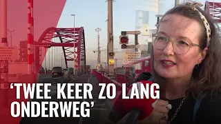 Pontstaking zorgt voor grote drukte op de Schellingwouderbrug