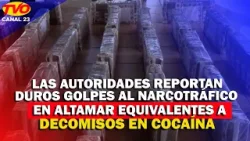 Las autoridades reportan duros golpes al narcotráfico en altamar en decomisos en cocaína