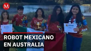 Zumpango students win in Australia with innovative robot to explore Teotihuacán