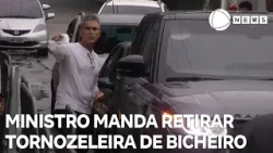 Ministro manda retirar tornozeleira do bicheiro Rogério Andrade