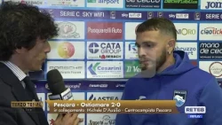 Pescara 2-0 Ostiamare, 91st minute. D'Ausilio: "Happy with the win"
