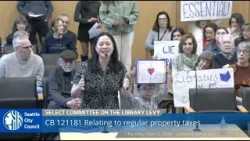 Специальный комитет по вопросу о библиотечном налоге, 02.04.2026: Публичные слушания. Специальный комитет по вопросу о библиотечном налоге, 02.04.2026: Публичные слушания.