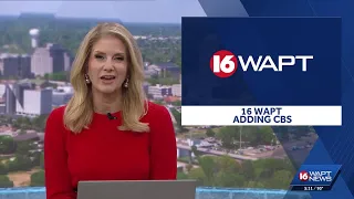 16 WAPT will expand programming to include CBS on Aug. 1