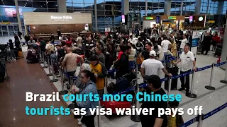 Brazil courts more Chinese tourists as visa waiver pays off