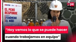 Presidenta Fujimori entrega primeras barreras dinámicas de alta tecnología ante El Niño