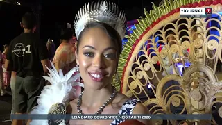 Leia Diard sacrée Miss Tahiti 2026