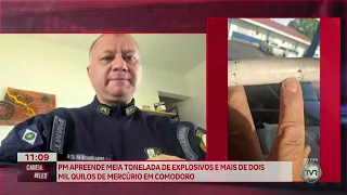 Military Police seize half a ton of explosives and over 2,000 kg of mercury in Comodoro