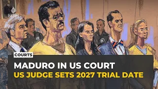 US judge sets 2027 trial date for Venezuela’s Maduro and wife in drug case