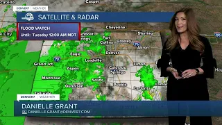 Scattered showers, storms across Colorado tonight; gradual clearing Tuesday