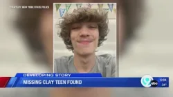 Missing Clay teen found