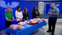 News 12 learns to perform lifesaving techniques
