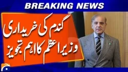 Wheat Procurement: Prime Minister Makes an Important Proposal | Breaking News | Geo News