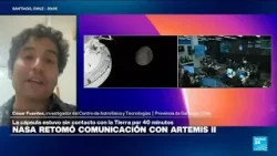 Artemis II: Más lejos que nunca de la Tierra y sin contacto por 40 minutos • FRANCE 24 Español