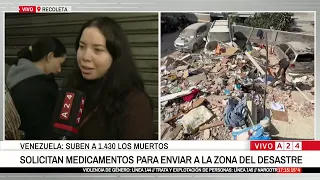 👉 EL DRAMA DE VENEZUELA: REÚNEN DONACIONES PARA LAS VÍCTIMAS DE LOS TERREMOTOS