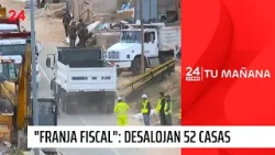 Desalojan 52 casas de la "franja fiscal" en Valparaíso: Hay un detenido | 24 Horas TVN Chile Desalojan 52 casas de la "franja fiscal" en Valparaíso: Hay un detenido | 24 Horas TVN Chile