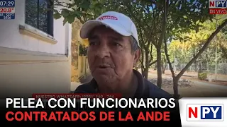 Confrontation with ANDE contracted workers