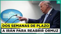 Los detalles del nuevo ultimátum de Donald Trump: habrá alto al fuego en Irán por dos semanas Los detalles del nuevo ultimátum de Donald Trump: habrá alto al fuego en Irán por dos semanas