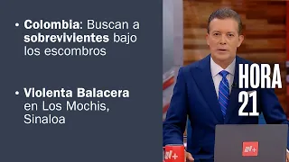 Buscan a sobrevivientes bajo los escombros en Colombia | Hora 21 - 10 de agosto 2026