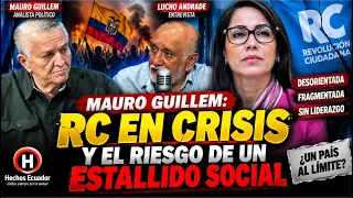 ¡LA REVOLUCIÓN CIUDADANA SIN RUMBO! Mauro Guillem ADVIERTE un peligroso ESTALLIDO SOCIAL en Ecuador