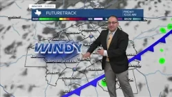 Summer humidity and storm today, big cold front forecast to hit Friday