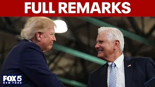 FULL: Trump speaks at Nassau County event, campaigns with Bruce Blakeman