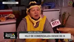Cochabamba: Bloqueos provocan sobreproducción y bajan el precio del pollo a Bs 14 el kilo
