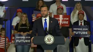 Vice President JD Vance headlines GOP midterm rally in North Carolina