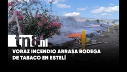 Estelí: Pérdidas superan los USD 200 mil tras siniestro en secadora de tabaco Estelí: Pérdidas superan los USD 200 mil tras siniestro en secadora de tabaco
