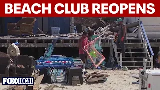Long Island beach club reopens after tornado damage