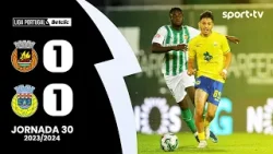 Resumo: Rio Ave 1-1 Arouca - Liga Portugal Betclic | sport tv