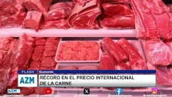 Récord en el precio internacional de la carne