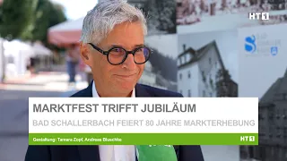Bad Schallerbach celebrates 80 years of market town status at the market festival