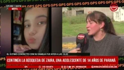 Continúa la búsqueda de Zaira, una adolescente de 14 años en Paraná-ELONCE-06/10/2026