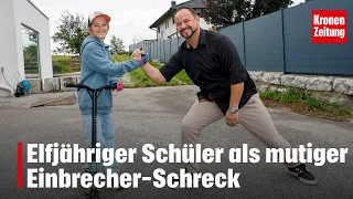 11-year-old student as a brave burglar-scare | krone.tv NEWS