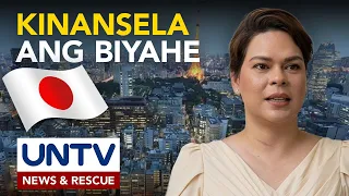 VP Duterte, kinansela ang kaniyang nakatakdang biyahe sa Japan — Office of the President