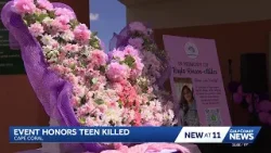 Жители Кейп-Корала собрались, чтобы почтить память убитой 15-летней Кайлы Ринкон-Миллер.