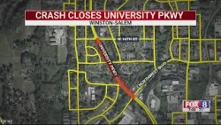 Multi-car crash reported in Winston-Salem on University Parkway