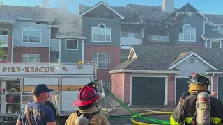 Westminster apartment building uninhabitable after fire