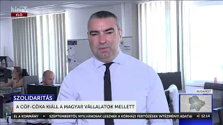 A CÖF-CÖKA kiáll a magyar vállalatok mellett - HírTV