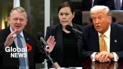 “Totally unacceptable”: Denmark, Greenland ministers rebuke Trump’s takeover rhetoric after meeting “Totally unacceptable”: Denmark, Greenland ministers rebuke Trump’s takeover rhetoric after meeting