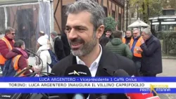 Torino: Luca Argentero inaugura il Villino Caprifoglio
