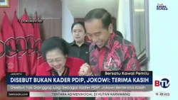 Disebut Bukan Kader PDIP Lagi, Jokowi: Ya, Terima Kasih