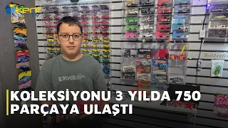 HIS COLLECTION REACHED 750 PIECES IN 3 YEARS