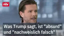 ntv-Verifizierungschef Greuel: Trump erhebt Verzerrungen und Übertreibungen zur Strategie | ntv