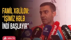 Baş məşqçi Famil Xəlilov jurnalistlərin suallarını cavablandırıb – MÜSAHİBƏ | APA TV