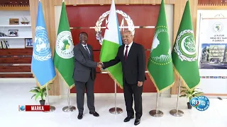 Djibouti–Soudan du Sud : Abdoulkader Houssein Omar reçoit son homologue James Pitia Morgan
